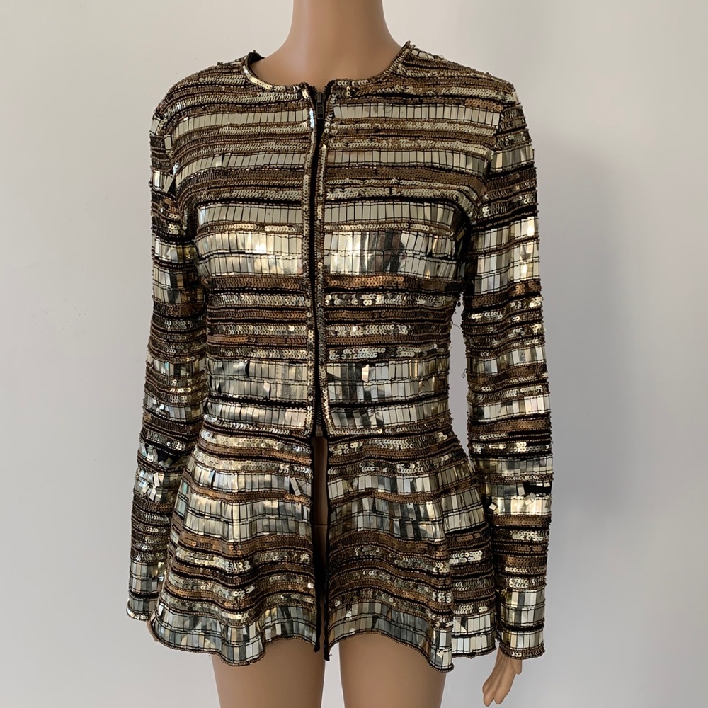 Beaded Gold Jacket - Picture 6 of 13